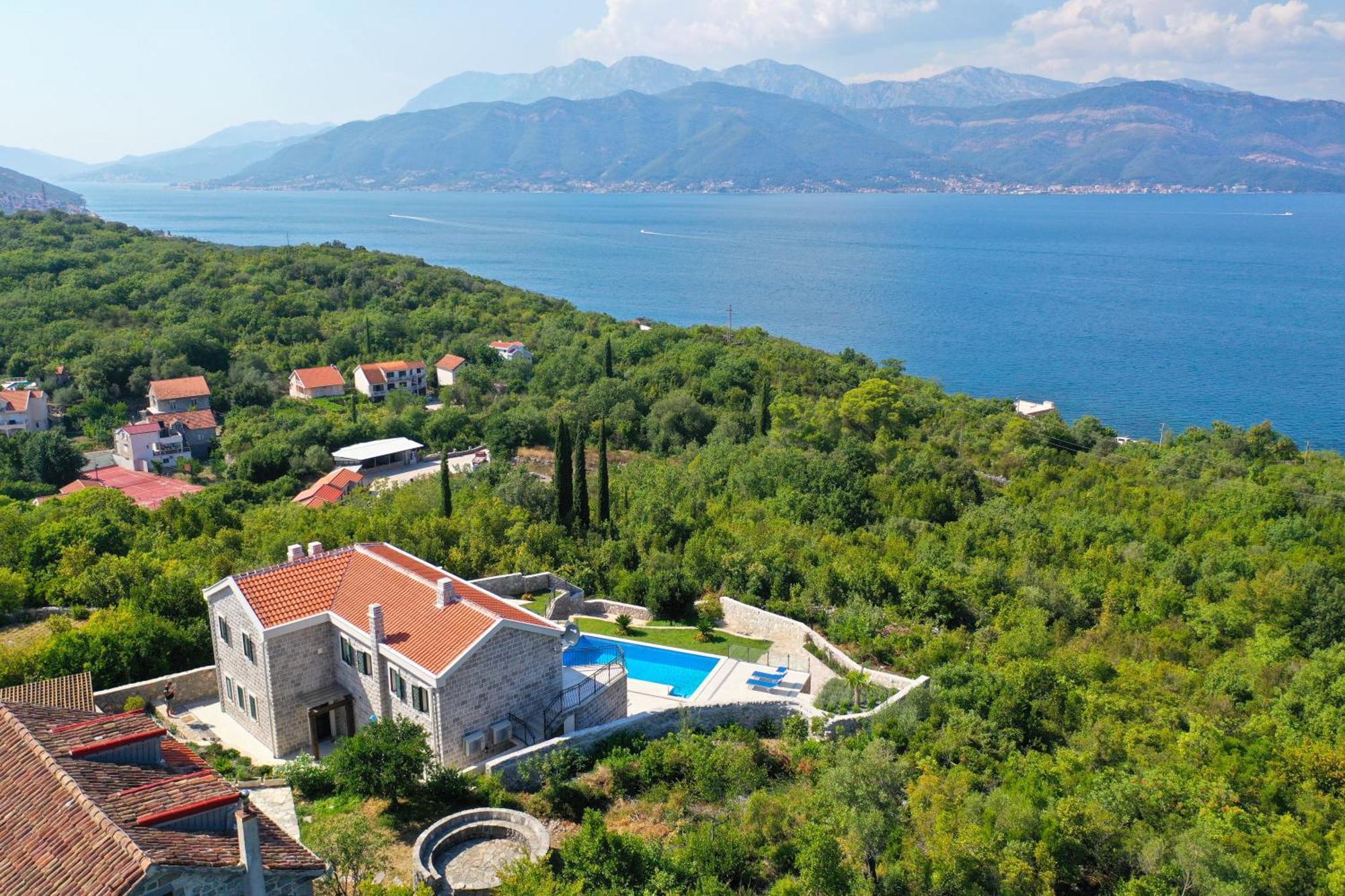 Villa Vista Azzurra Тиват Екстер'єр фото