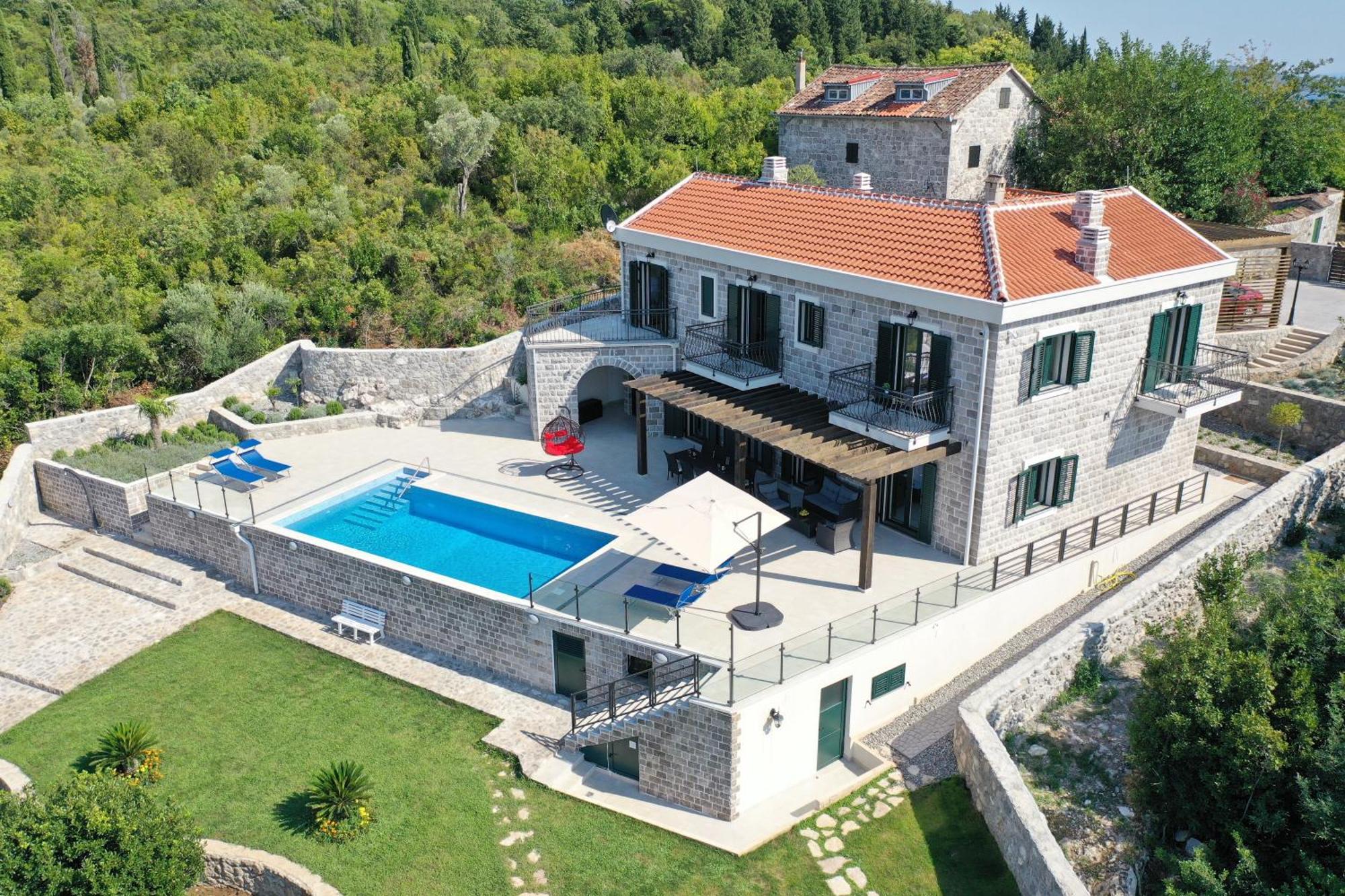 Villa Vista Azzurra Тиват Екстер'єр фото