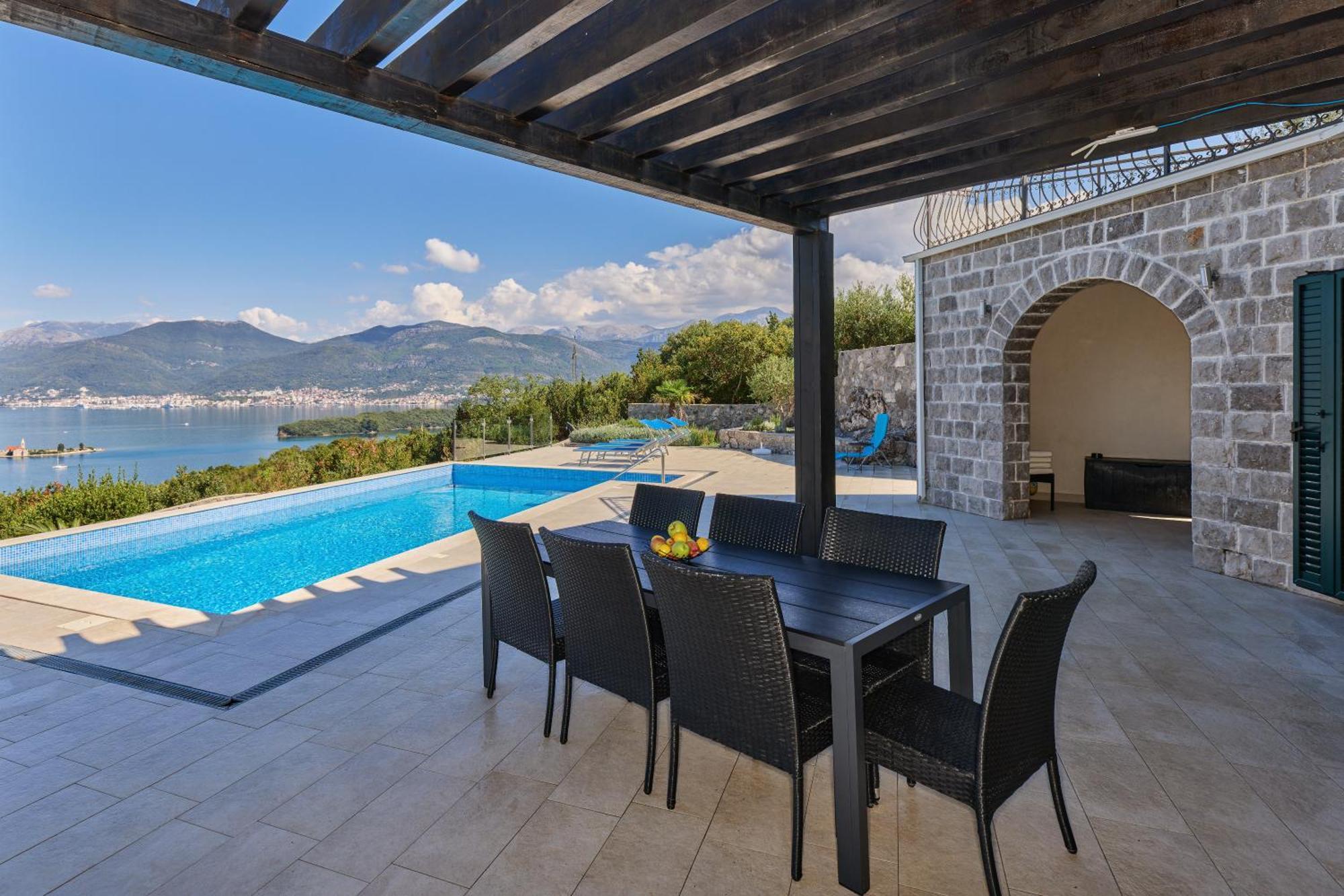 Villa Vista Azzurra Тиват Екстер'єр фото